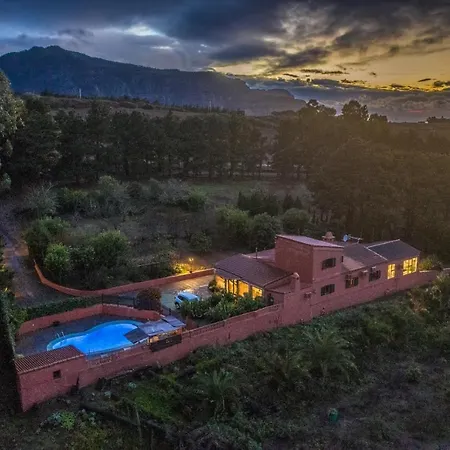 Villa Rural El Poleo D&R Con Piscina Climatizada Privada Y Solarium Pico de Viento Exterior photo